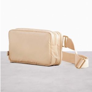 Beis Expandable Pouch in Beige NWOT